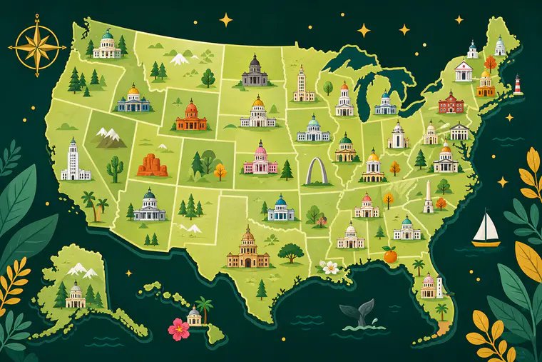 US State Capitals Quiz: Can You Name All 50?