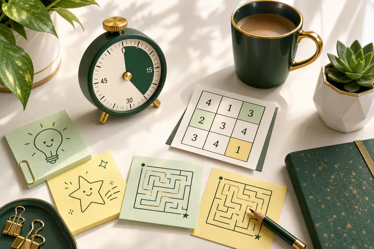 Quick Brain Breaks: 12 Mini Challenges for a Short Reset